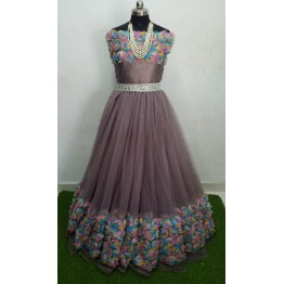 Net Malti Flower Work  (Mtr Wise Cost)